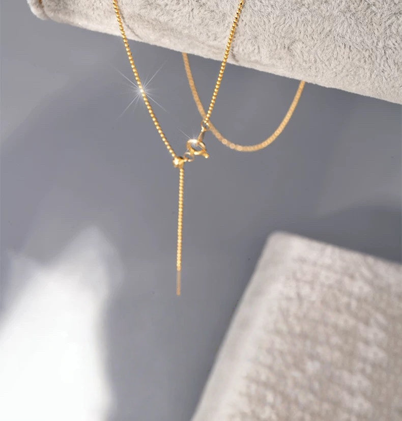 Needle Chain - Thick: 1mm Length: 45cm Bead Chain - No.C002