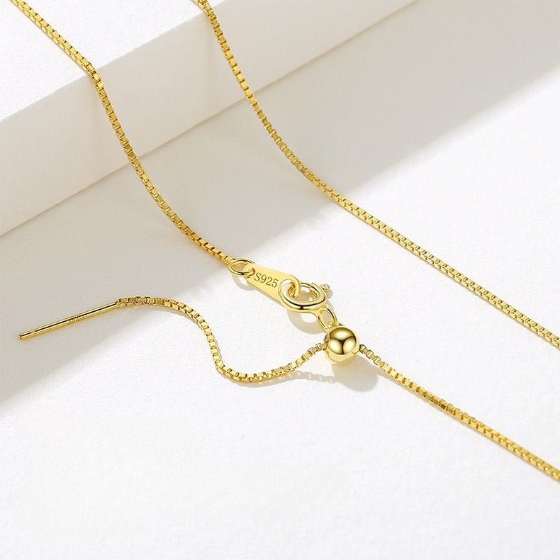 Needle Chain - Thick: 0.8mm Length: 45cm Box Chain - No.C003