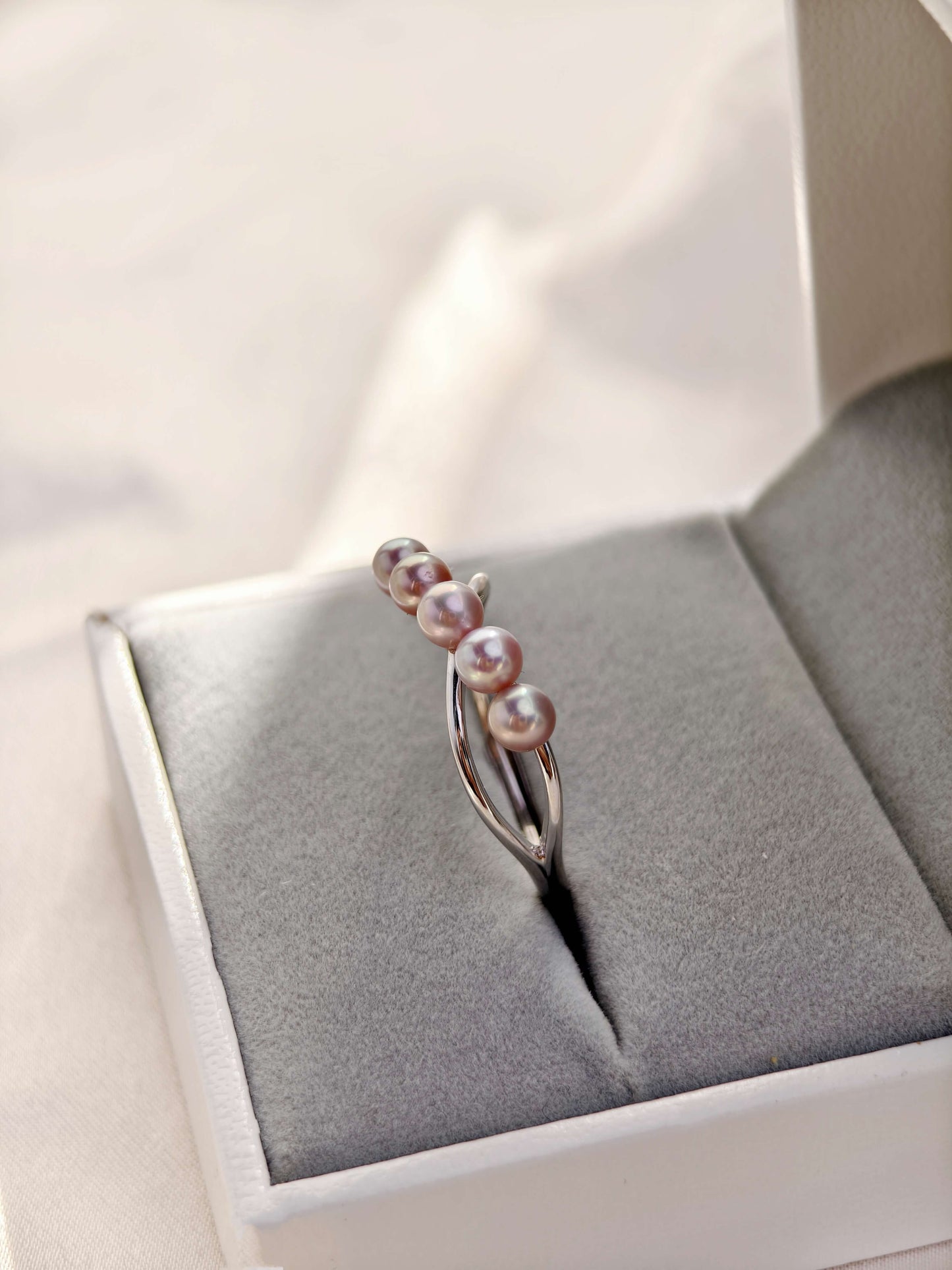 FreshWater Pearl Ring 925 Sterling Silver - R241222b
