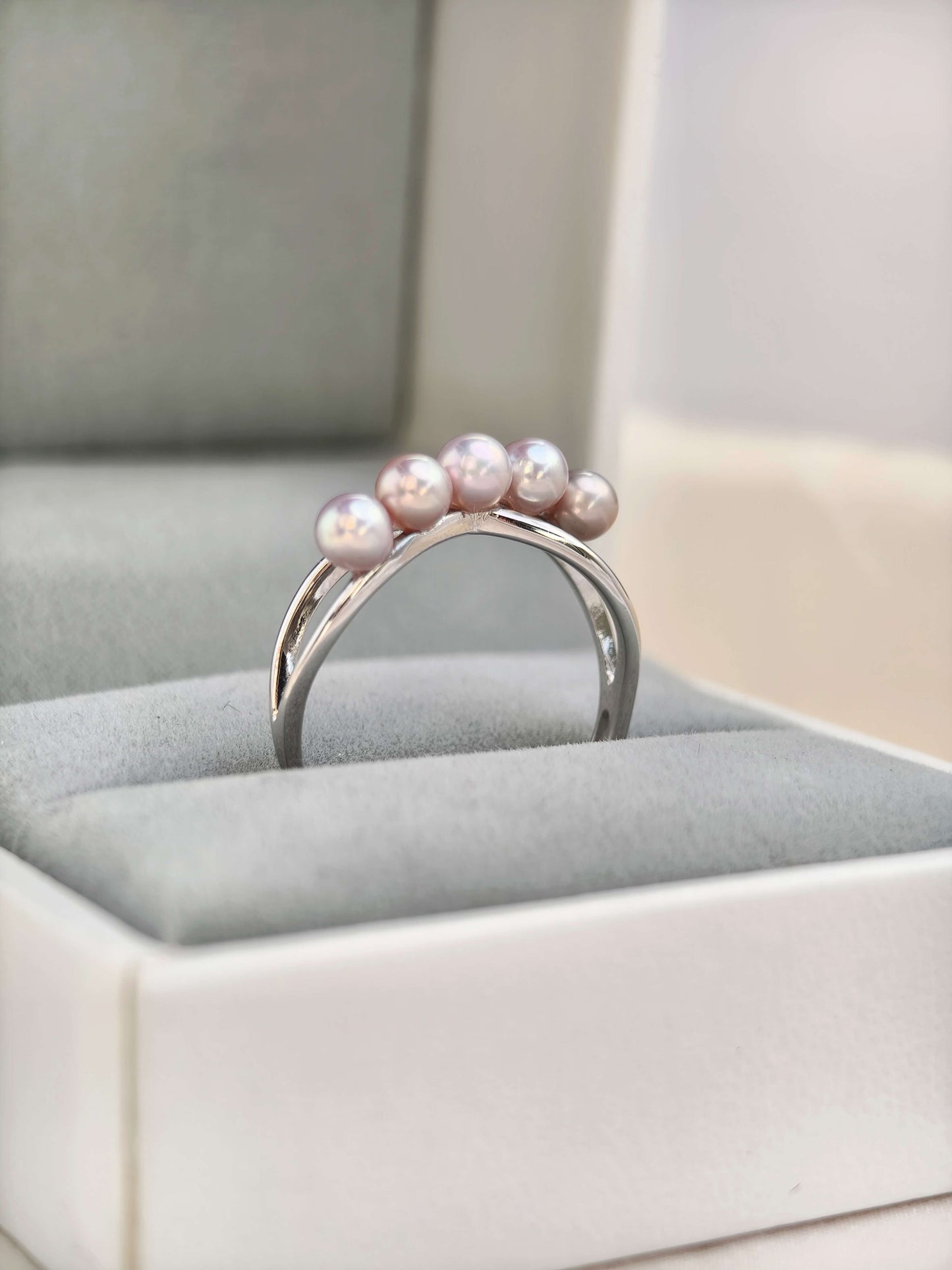 FreshWater Pearl Ring 925 Sterling Silver - R241222b