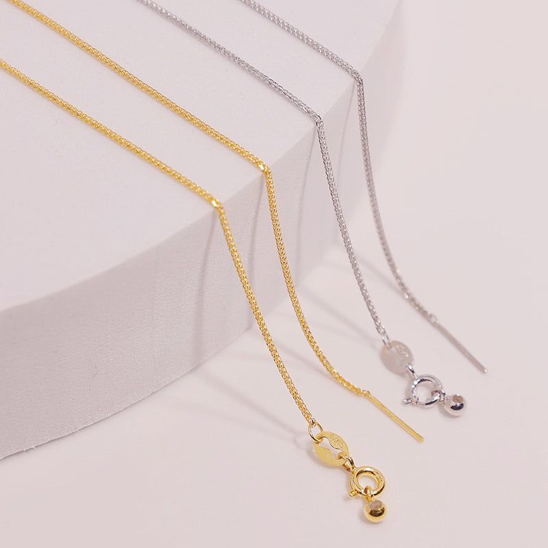 Needle Chain - Thick: 0.9mm Length: 45cm Cuban Chain - No.C005