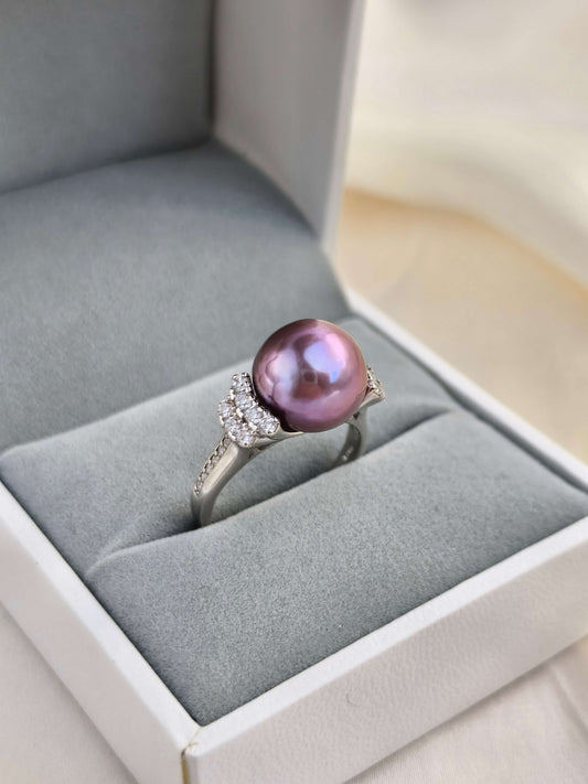 Edison Pearl Ring 925 Sterling Silver - R241219c