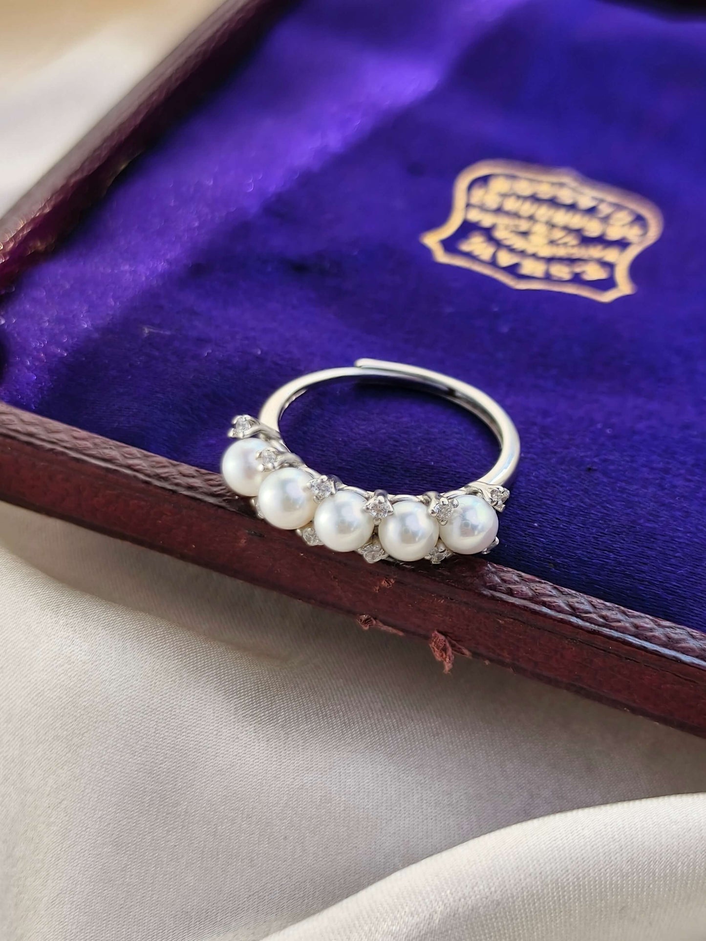 FreshWater Pearl Ring 925 Sterling Silver - R241222a